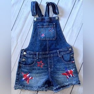Jordache Jean Overall Shorts Girl XXL 18